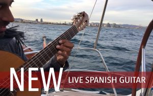 live spanish guitar and Boat tours Barcelona