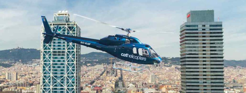 Helicopter tours in Barcelona