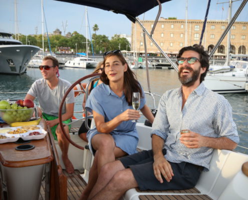 Paseo en Barco en Barcelona