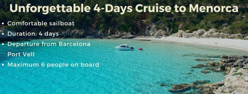 Cruises Barcelona Menorca